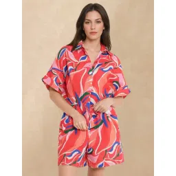 RAREISM Multi Cotton Blend Printed Short Sleeves Shirt-picture-19