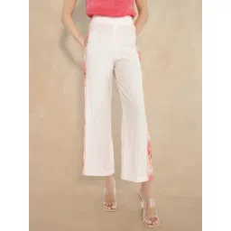 RAREISM Multi Cotton Blend Printed Trousers-picture-17