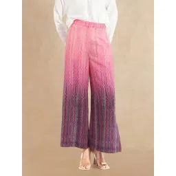 RAREISM Multi Cotton Blend Printed Trousers-picture-45