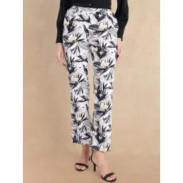 RAREISM Multi Cotton Blend Printed Trousers-picture-12