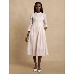 RAREISM Multi Cotton Striped Long Sleeves Dress-picture-48