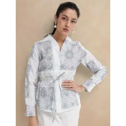 RAREISM Multi Polyester Abstract Top-picture-48