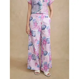 RAREISM Multi Polyester Printed Trousers-picture-44
