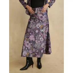 RAREISM Multi Satin Printed Skirt-picture-11