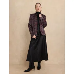 RAREISM Multi Velvet Printed Long Sleeves Jacket image 5