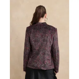 RAREISM Multi Velvet Printed Long Sleeves Jacket image 2