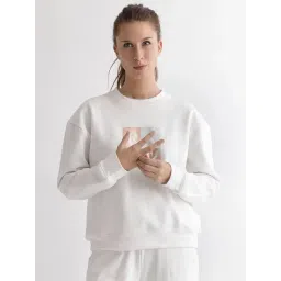 RAREISM Off White Blended Printed Long Sleeves Sweatshirt-picture-14