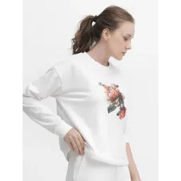 RAREISM Off White Blended Printed Long Sleeves Sweatshirt-picture-17