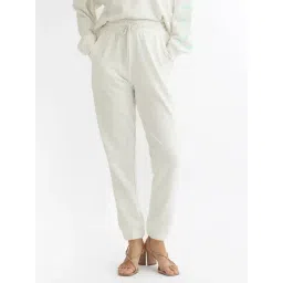 RAREISM Off White Blended Solid Trackpants-picture-20