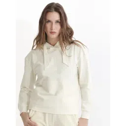 RAREISM Off White Cotton Blend Solid Long Sleeves Sweatshirt-picture-15