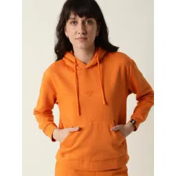RAREISM Orange Cotton Solid Sweatshirt-picture-35