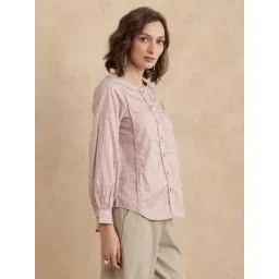 RAREISM Pink Cotton Blend Printed Long Sleeves Shirt-picture-25