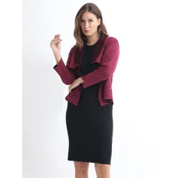 RAREISM Pink Polyester Solid Long Sleeves Jacket image 1