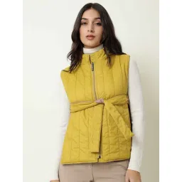 RAREISM Pink Polyester Solid Sleeveless Jacket-picture-13