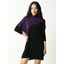 RAREISM Purple Acrylic Solid Sweaters-picture-24