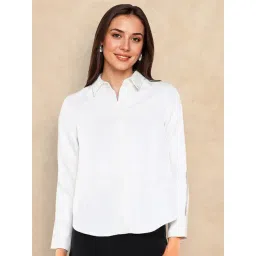 RAREISM White Satin Tie-Dye Long Sleeves Shirt-picture-37