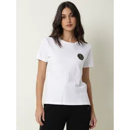 RAREISM Women Off White Applique T-shirt-picture-11