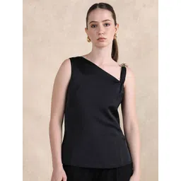 RAREISM Women One Shoulder Cotton Sleeveless Party Wear Top-picture-19