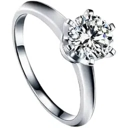 rarest gems 1 Pure Mozonight Stone Ring For Gifted & Propose A+++ Masonite Diamond Anguthi With IGL Mojonight Stone For Men Women Awesone Moissanite Diamond Ring Original Certified Anguthi Girl-picture-50