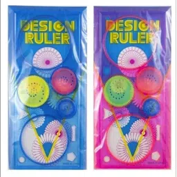 rashi Creative Spirograph Geometric Ruler, Art & Craft Ruler for Kids (Random 2 color) Ruler-picture-12