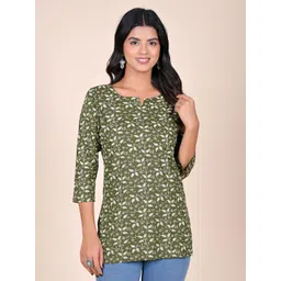 Rashmi Shree Creation Floral Printed Notch Neck Top-picture-28