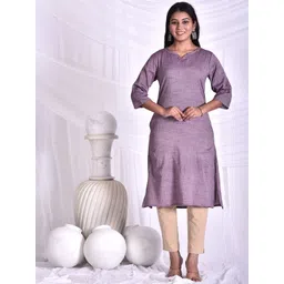 Rashmi Shree Creation Women V - Neck Kurta-picture-37