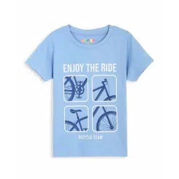 raspy Boys Typographic Print Crew-Neck T-Shirt image 1