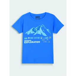 RASPY Boys Pack of 2 Graphic Printed Round Neck Cotton T-shirts image 4