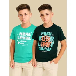 RASPY Boys Pack of 2 Printed 3D Fit T-shirt-picture-17