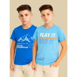 RASPY Boys Pack of 2 Printed 3D Fit T-shirt-picture-12