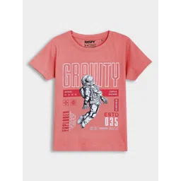 RASPY Boys Set of 2 Typography Printed Round Neck Pure Cotton T-shirt-picture-17