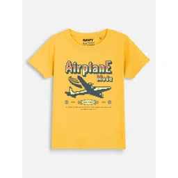 raspy Rodzen Boys Pack Of 2 Graphic Printed Round Neck Pure Cotton T-shirts-picture-23