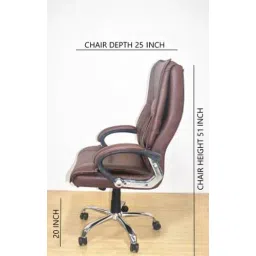 Rastogi  Brown Leatherette Executive Chair RSF_200366 image 2