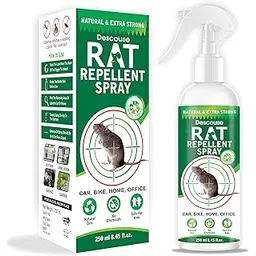Rat Repellent Spray for Cars, No Entry Rat Repellent Car Spray for Cars Highly Effective Easy to Use, Odour Free Rodent Repellent For Bike, Home, Office (250 ml)-picture-24