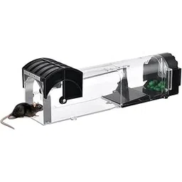 Rat Trap Cage for House Garden Patio, 32 Cm Humane Mouse Trap Cage, Reusable Enlarged Smart Rat Catcher and Rodent Trap for Mice, Pets, Rodents Humane Mouse Trap Enlarged No Kill Reusable Catch (2)-picture-18