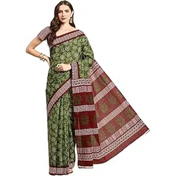 ratan Pure Cotton Printed Mulmul Saree for Women with Blouse Piece-picture-32