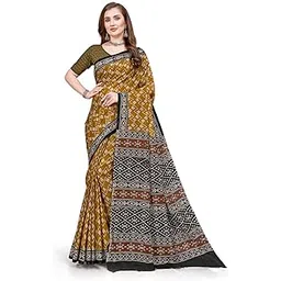 ratan Pure Cotton Printed Mulmul Saree for Women with Blouse Piece-picture-39
