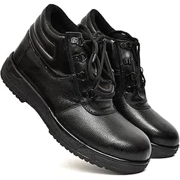 ratanic Real Leather Steel Toe Industrial Safety Shoes for Man/Safety Shoes for Men Light Weight Construction, Outdoor-picture-41