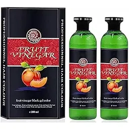 RATEJI Apple Fruit Vinegar Hair Gel Color (100ml X 2), Natural Hair Dye Black Colorfor Hair,black Natural Color For Men & Women-picture-31