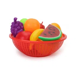 Ratnas Fresh Fruit Basket Red - 12 Pieces-picture-15