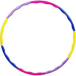 RATNA'S Hula Hoop Unicorn Colours Ring - 30 inch Diameter - 8 Inter-Lockable Pieces - Exercise Ring for Fitness - Kids and Adults - Multicolor-picture-13