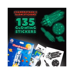 ratnas Ratna Chandrayan Glow in the Dark Stickers - 135 Pieces-picture-26