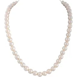 ratnavali jewels White SEA Shell Round Pearl String Beads for Women/Girls-picture-23