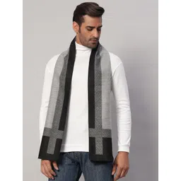 Ravaiyaa - Attitude Is Everything Striped Men Muffler-picture-19