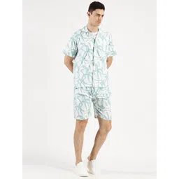 RAVINIK Printed Short Sleeves Shirt With Shorts-picture-13