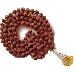 Raviour Lifestyle 5 Mukhi Rudraksha Mala for Men/Women Wearing (4mm, Rarest Zero Bead Size, Neck Length, 108+1) - Natural Brown Rudraksh Beads - Pack of 2-picture-11