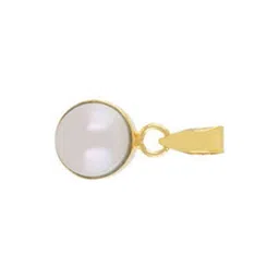 RAVIOUR LIFESTYLE Gold-Plated Circular Pearl Pendant-picture-29