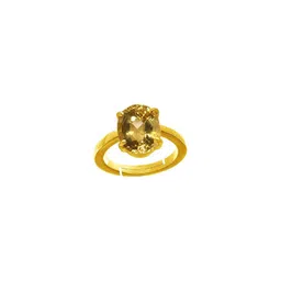 RAVIOUR LIFESTYLE Gold-Plated Sapphire Stone Studded Finger Ring-picture-22