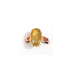 RAVIOUR LIFESTYLE Gold-Plated Sapphire Stone Studded Finger Ring-picture-18