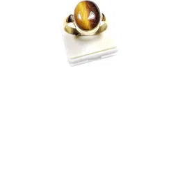raviour lifestyle PRIYANSHU NAVRATN Certified Natural Tiger's Eye Adjustable Ring 5.27-6.27 Ratti Origional Chiti Pre-picture-14